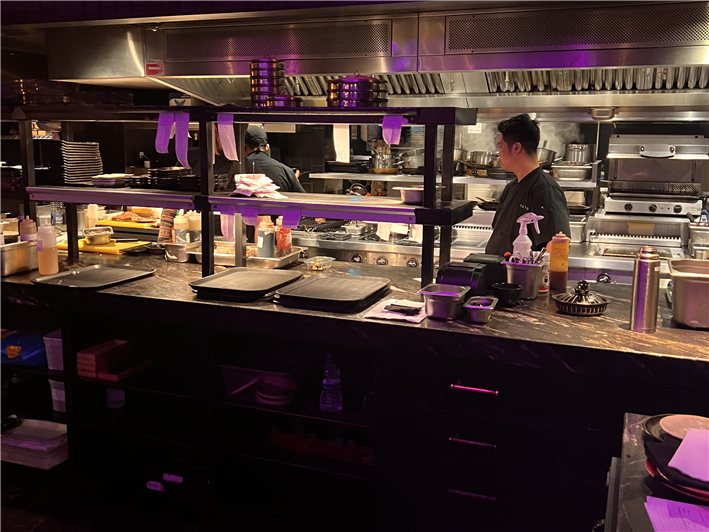 open kitchen